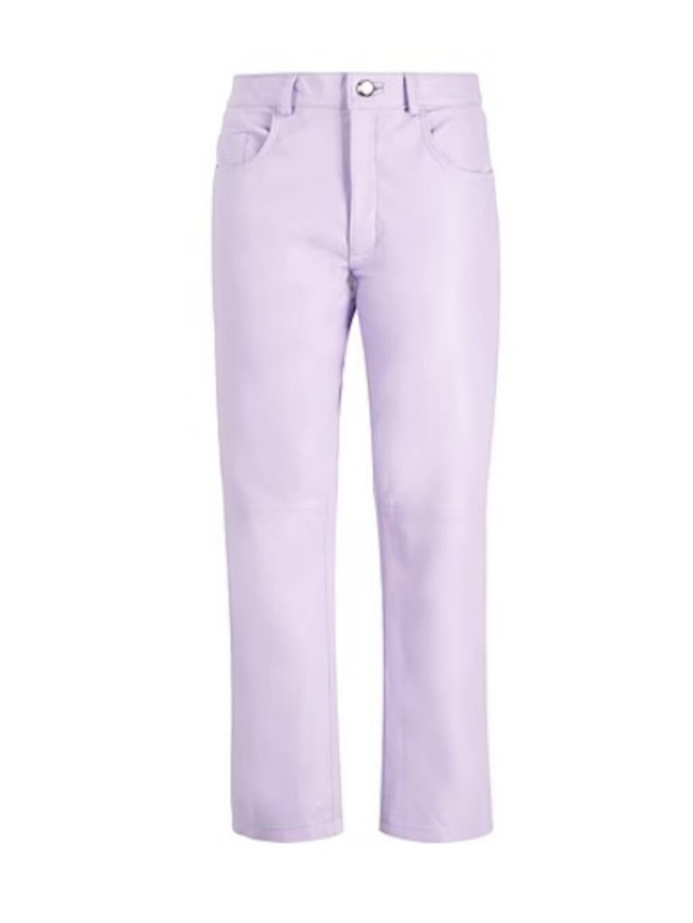 YOOX 100% Leather Pants | Size S | Lilac | NWT